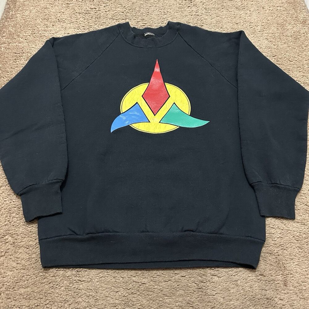 Vintage Star Trek The Next Generation Klingon Sweatshirt Size Large? *READ